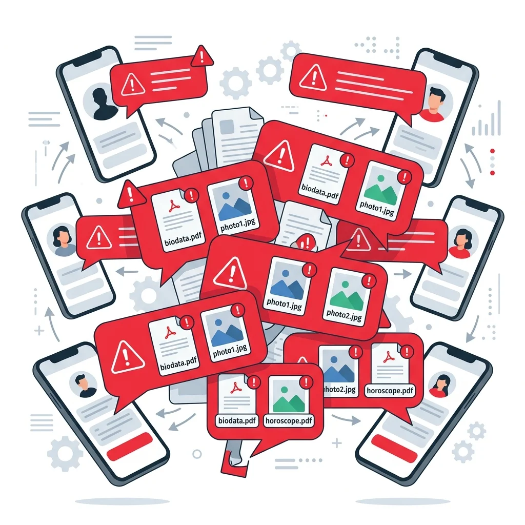 PDF biodata circulating with outdated information through brokers